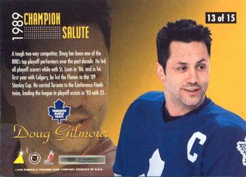 1996-97 Zenith - Champion Salute #13 Doug Gilmour Back