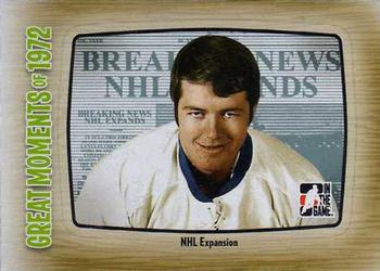 2009-10 In The Game 1972 The Year In Hockey - Great Moments #GM-07 Billy Smith / NHL Expansion  Front