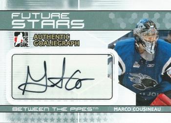 2009-10 In The Game Between The Pipes - Authentic Goaliegraphs #A-MCO Marco Cousineau  Front
