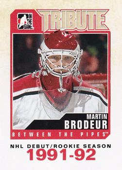 2009-10 In The Game Between The Pipes - Brodeur Tribute #T02 Martin Brodeur  Front