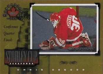 1997-98 Donruss Canadian Ice - Stanley Cup Scrapbook #5 Chris Osgood Front