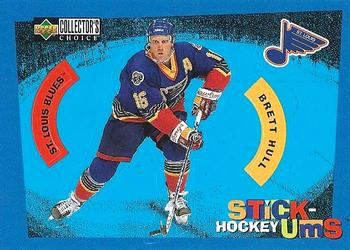 1997-98 Collector's Choice - Hockey Stick-Ums #S26 Brett Hull Front