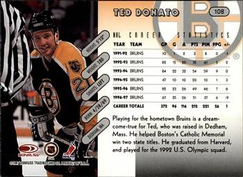 1997-98 Donruss #108 Ted Donato Back