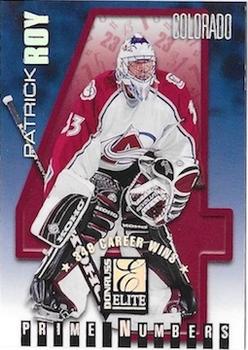 1997-98 Donruss Elite - Prime Numbers #2b Patrick Roy Front