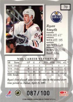 1997-98 Donruss Elite - Status #70 Ryan Smyth Back