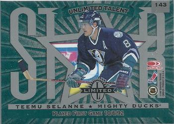 1997-98 Donruss Limited #143 Jaroslav Svejkovsky / Teemu Selanne Back