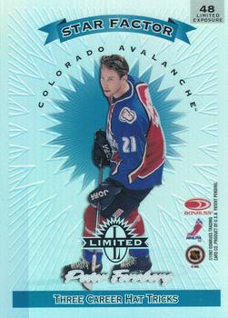 1997-98 Donruss Limited - Limited Exposure #48 Peter Forsberg Back