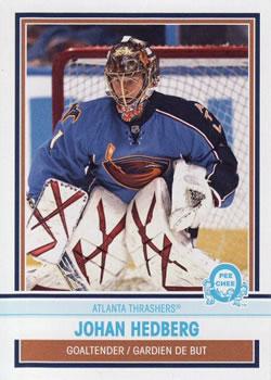 2009-10 O-Pee-Chee - Retro Blank Back #NNO Johan Hedberg  Front