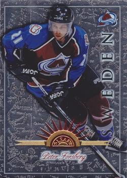 1997-98 Leaf International Stars #3 Peter Forsberg Front