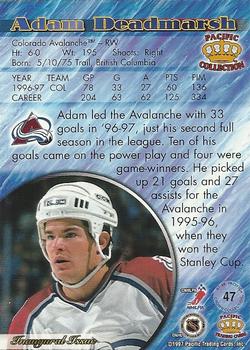 1997-98 Pacific Crown Collection #47 Adam Deadmarsh Back