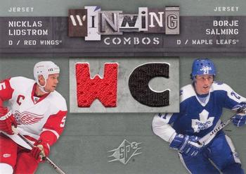 2009-10 SPx - Winning Combos #WC-LS Borje Salming / Nicklas Lidstrom  Front