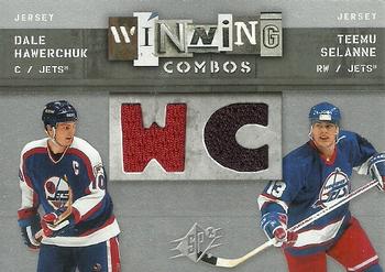 2009-10 SPx - Winning Combos #WC-SH Dale Hawerchuk / Teemu Selanne  Front