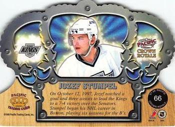 1997-98 Pacific Crown Royale #66 Jozef Stumpel Back