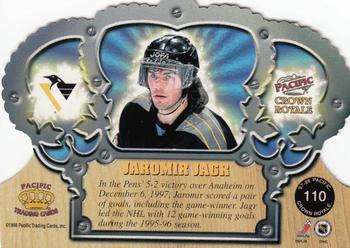 1997-98 Pacific Crown Royale #110 Jaromir Jagr Back