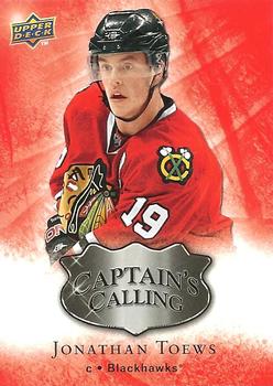 2009-10 Upper Deck - Captain's Calling #CC2 Jonathan Toews  Front