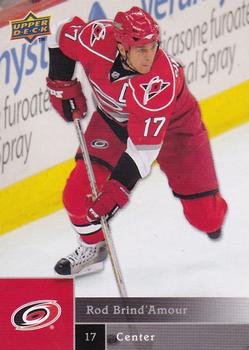 2009-10 Upper Deck - Arena Giveaway Carolina Hurricanes #CAR-2 Rod Brind'Amour Front