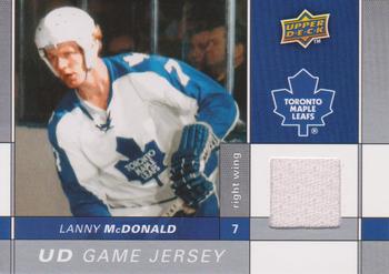 2009-10 Upper Deck - UD Game Jerseys #GJ-LM Lanny McDonald  Front