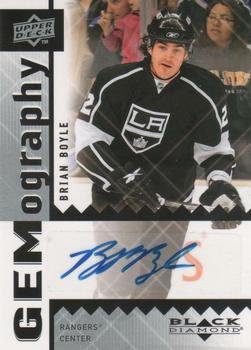 2009-10 Upper Deck Black Diamond - Gemography #GBB Brian Boyle  Front