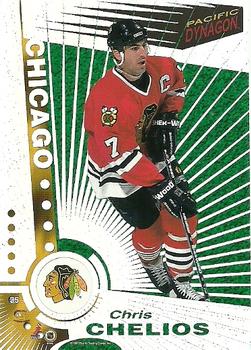 1997-98 Pacific Dynagon - Tandems #35 Theoren Fleury / Chris Chelios Back