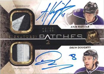 2009-10 Upper Deck The Cup - Signature Patches Dual #SP2-KD Drew Doughty / Anze Kopitar  Front