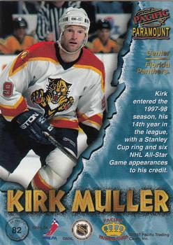 1997-98 Pacific Paramount #82 Kirk Muller Back