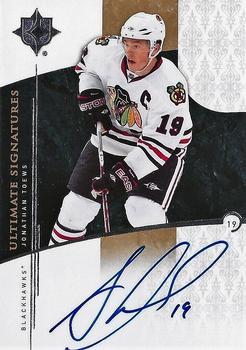 2009-10 Upper Deck Ultimate Collection - Ultimate Signatures #US-JT Jonathan Toews  Front