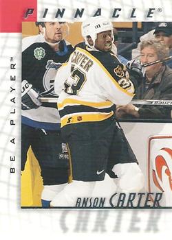 1997-98 Pinnacle Be a Player #67 Anson Carter Front
