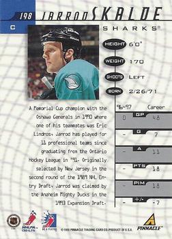 1997-98 Pinnacle Be a Player #198 Jarrod Skalde Back