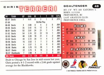 1997-98 Score #48 Chris Terreri Back