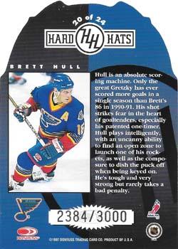 1997-98 Studio - Hard Hats #20 Brett Hull Back