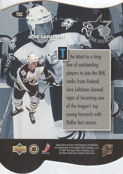 1997-98 Upper Deck - Three Star Selects #T8C Jere Lehtinen Back