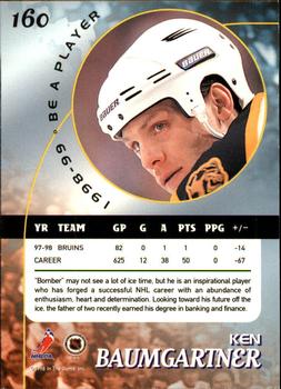 1998-99 Be a Player #160 Ken Baumgartner Back