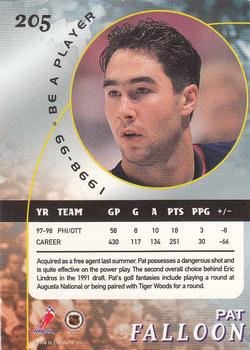 1998-99 Be a Player #205 Pat Falloon Back