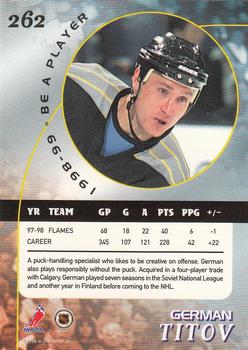 1998-99 Be a Player #262 German Titov Back