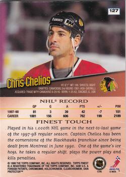 1998-99 Finest #127 Chris Chelios Back