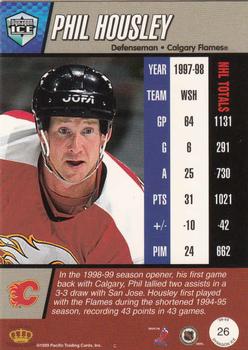 1998-99 Pacific Dynagon Ice #26 Phil Housley Back