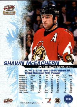 1998-99 Pacific Revolution #100 Shawn McEachern Back