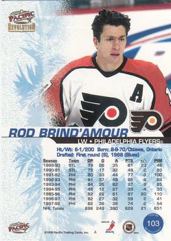 1998-99 Pacific Revolution #103 Rod Brind'Amour Back