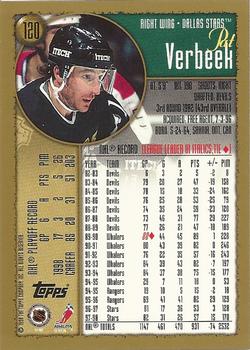 1998-99 Topps #120 Pat Verbeek Back