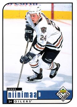 1998-99 UD Choice #86 Janne Niinimaa Front