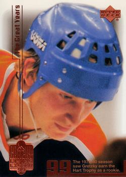 1999 Upper Deck Wayne Gretzky Living Legend #11 Wayne Gretzky (1979-80) Front