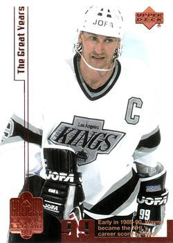 1999 Upper Deck Wayne Gretzky Living Legend #21 Wayne Gretzky (1989-90) Front