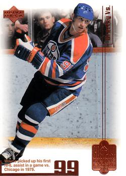 1999 Upper Deck Wayne Gretzky Living Legend #36 Wayne Gretzky (vs Chicago) Front