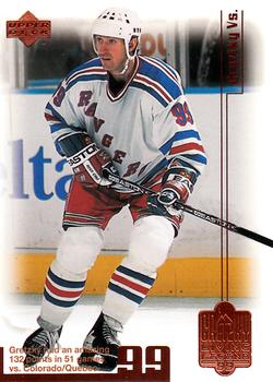 1999 Upper Deck Wayne Gretzky Living Legend #37 Wayne Gretzky (vs Colorado) Front