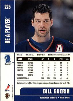 1999-00 Be a Player Memorabilia #225 Bill Guerin Back