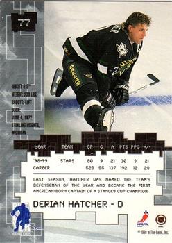 1999-00 Be a Player Millennium Signature Series #77 Derian Hatcher Back