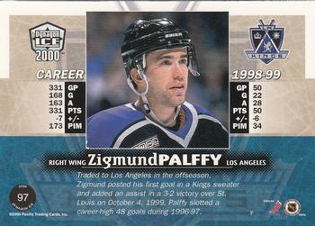 1999-00 Pacific Dynagon Ice #97 Zigmund Palffy Back