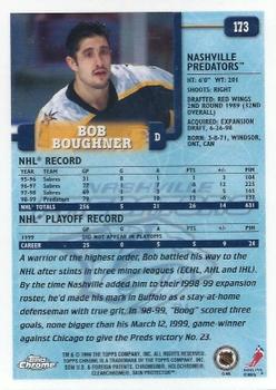 1999-00 Topps Chrome #173 Bob Boughner Back