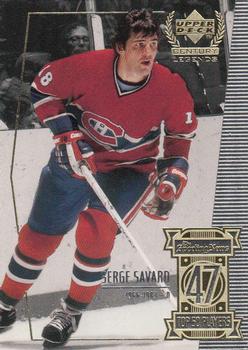 1999-00 Upper Deck Century Legends #47 Serge Savard Front