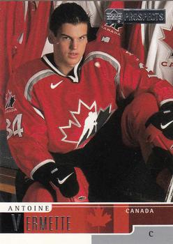 1999-00 Upper Deck Prospects #79 Antoine Vermette Front